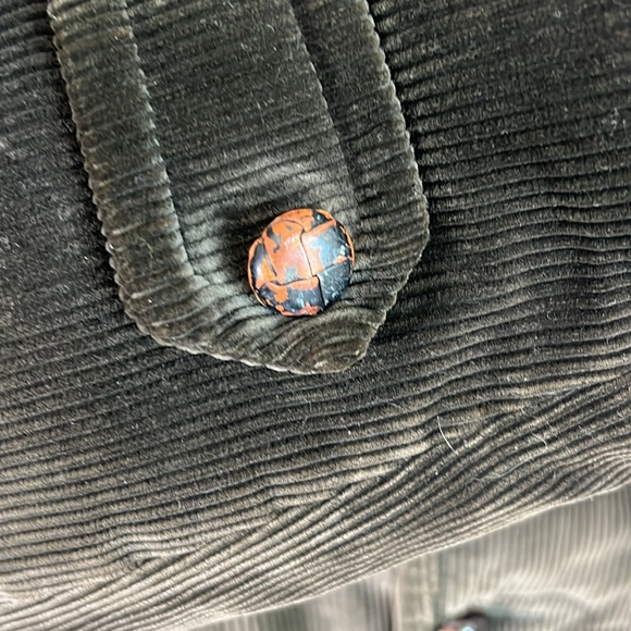 🔹 Vintage 70’s Corduroy Coat with Faux Fur and Wool Lining - Picture 9 of 16